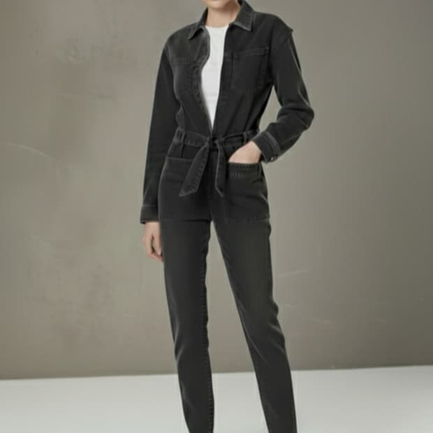 IRO 이로 데님 점프수트 34사이즈(44사이즈)