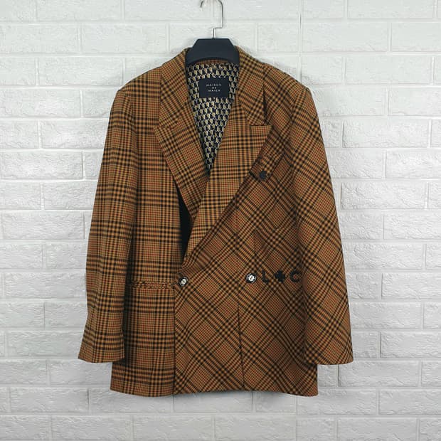 [66]메종드메이어 체크 자켓