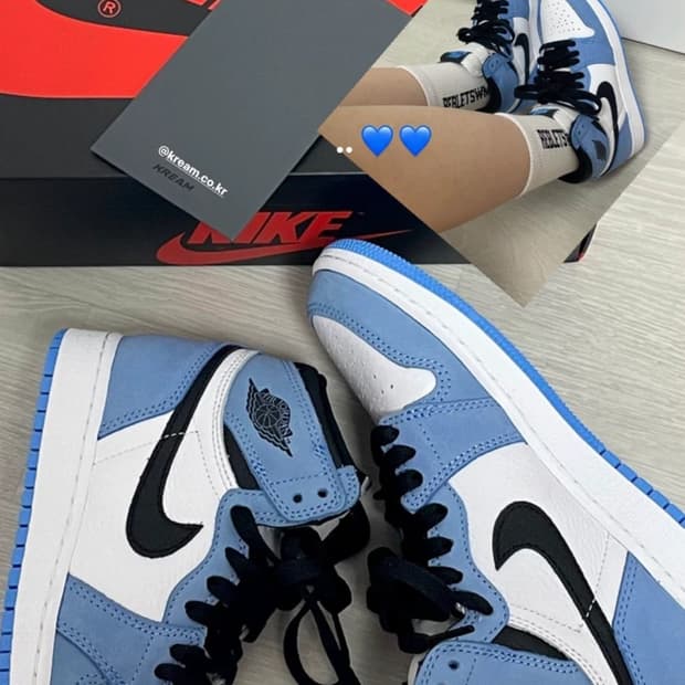 조던 gs 레트로 하이 og 유니버시티 블루