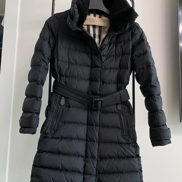 버버리브릿 패딩 블랙 S 55-551/2