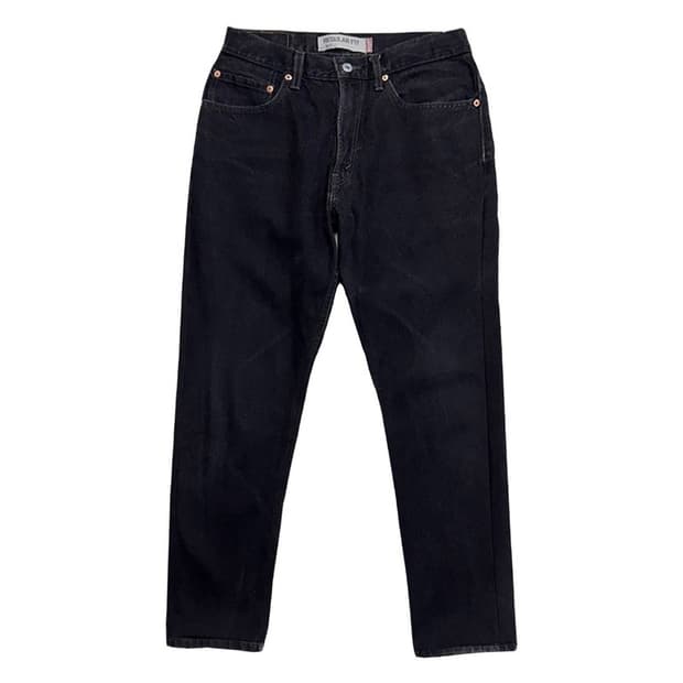 LEVI'S 505 블랙 데님 팬츠 W31 L32