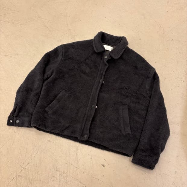 빈티지 플리스 블랙 자켓