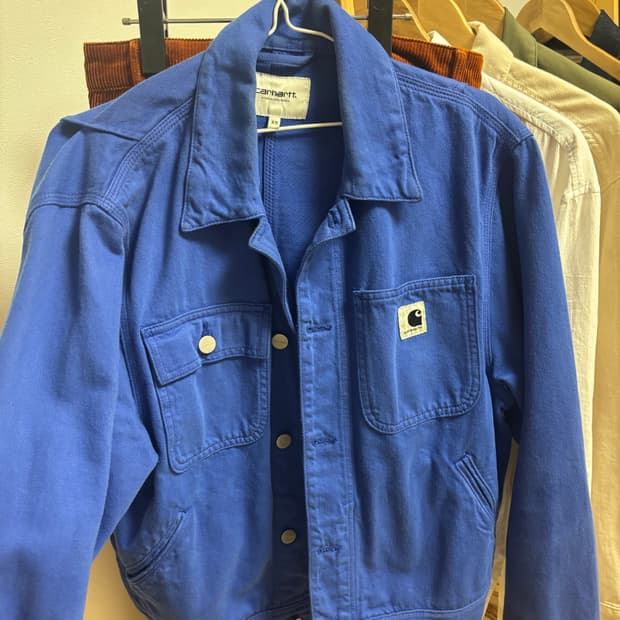 칼하트 WIP 워크 자켓 XS 블루