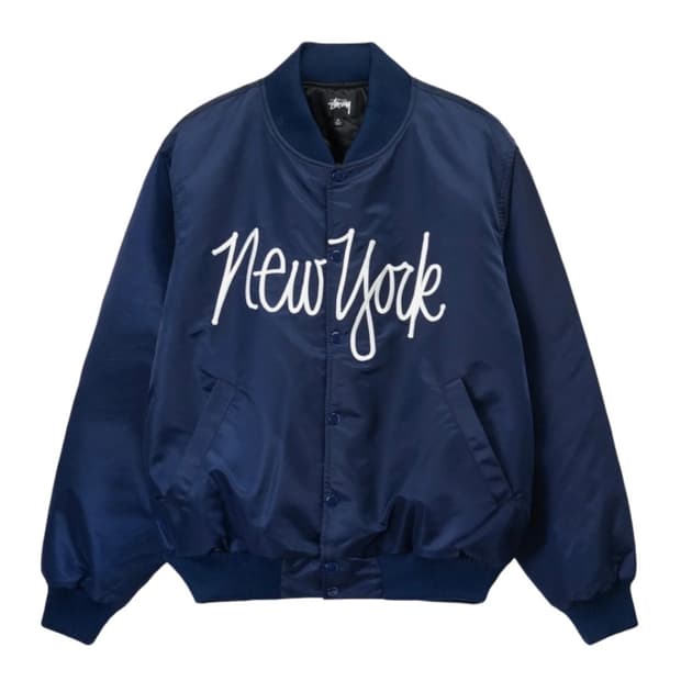 스투시 / 바시티자켓 / L