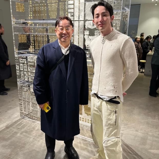 엔타이어스튜디오 지퍼 카고팬츠 xs 이수혁 착용제품