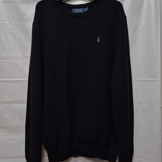 폴로 니트 블랙