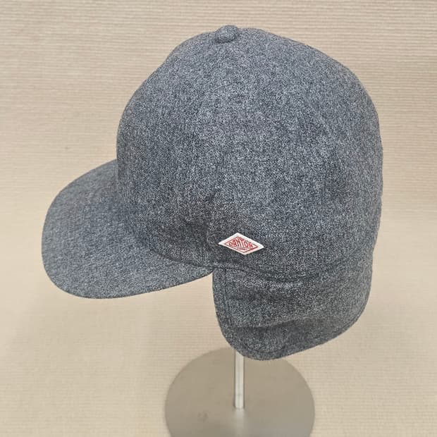 단톤 울 에타민 보아 6패널 캡 - 그레이