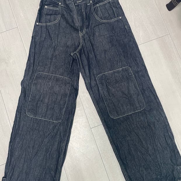 [마틴플랜] Travail Box Denim Pants - INDIGO