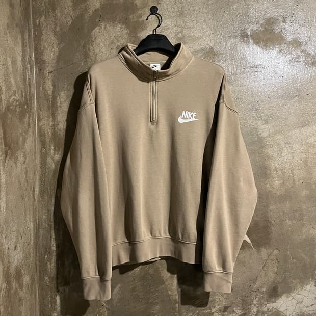 나이키 반집업 맨투맨