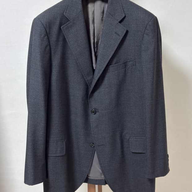 제이프레스 쓰리 버튼 자켓: 차콜 / AB7(100-105)