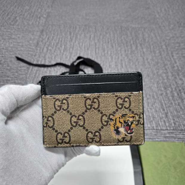 [특가][정품] 구찌 타이거 카드지갑