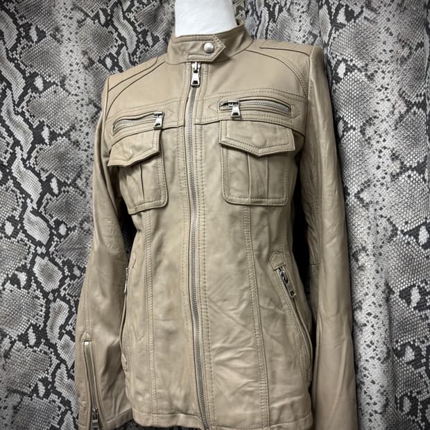  00‘s Drum Dyed Lamb Skin Utility Beige 