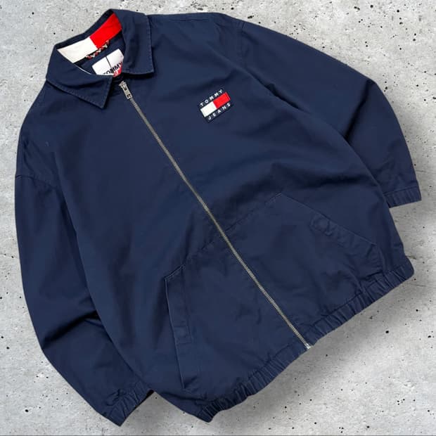 [S] 타미힐피거 진스 네이비 코튼 블루종 자켓 D48