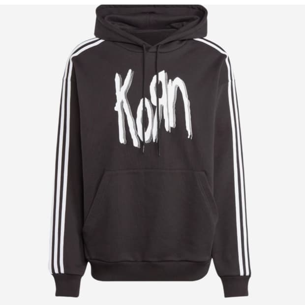 아디다스 x 콘 후드 블랙 - KR 사이즈 Adidas x KoRn Ho