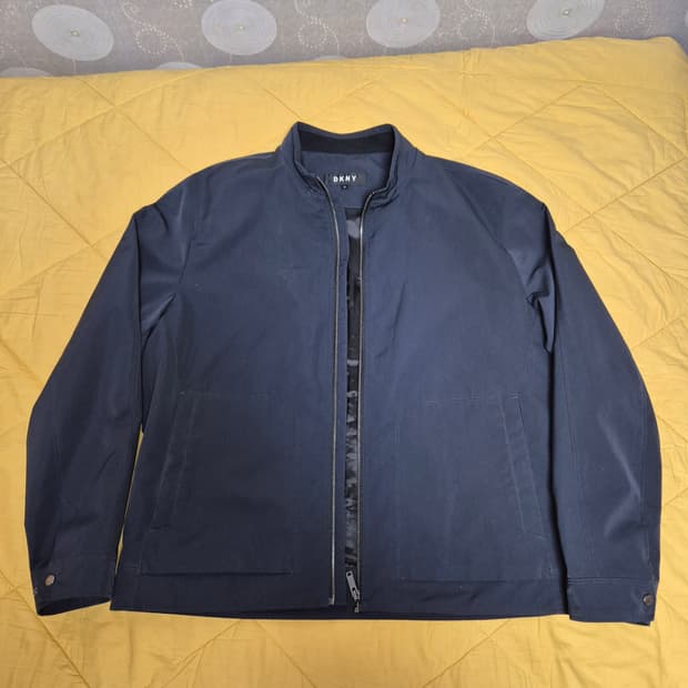 DKNY 스탠딩카라 블루종 XL