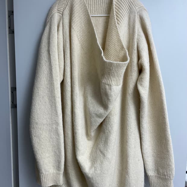 라프시몬스 드레이퍼리 튜닉 니트