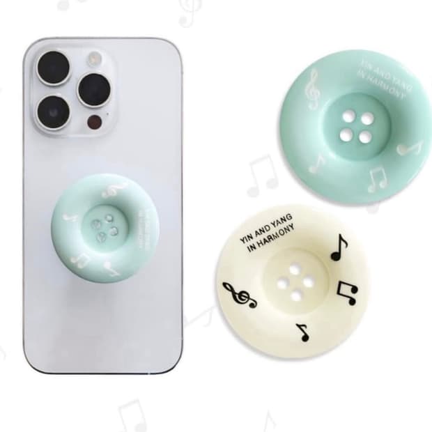 인앤양인하모니 팝업 그립톡 아이보리