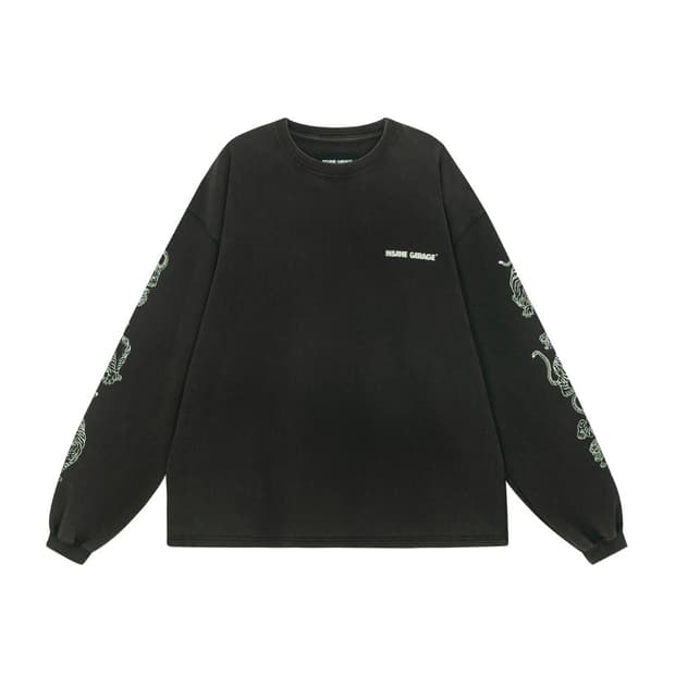 [2] 인세인개러지 타이거 롱슬리브 블랙