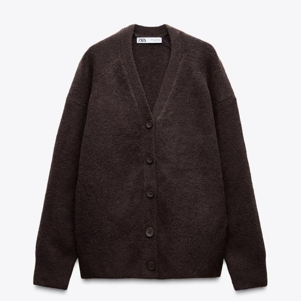 Zara 자라소프트 플레인 니트 재킷