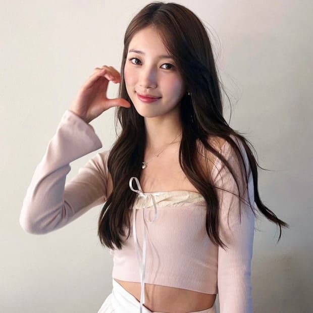 수지 낫유어로즈 데이지 볼레로 가디건 세트