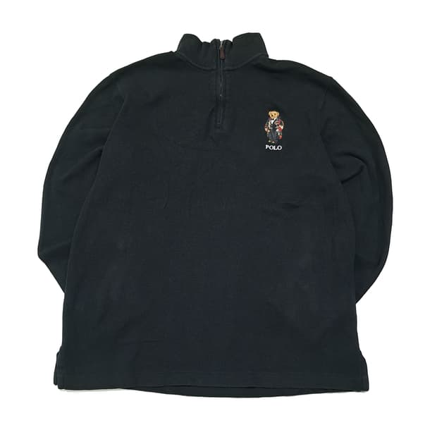 CL043 S 폴로 랄프로렌 턱시도 베어 에스테이트 립 하프집업- QR