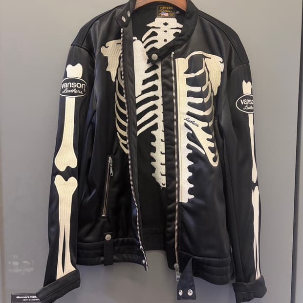 Vanson Leathers 스켈레톤 라이더 자켓