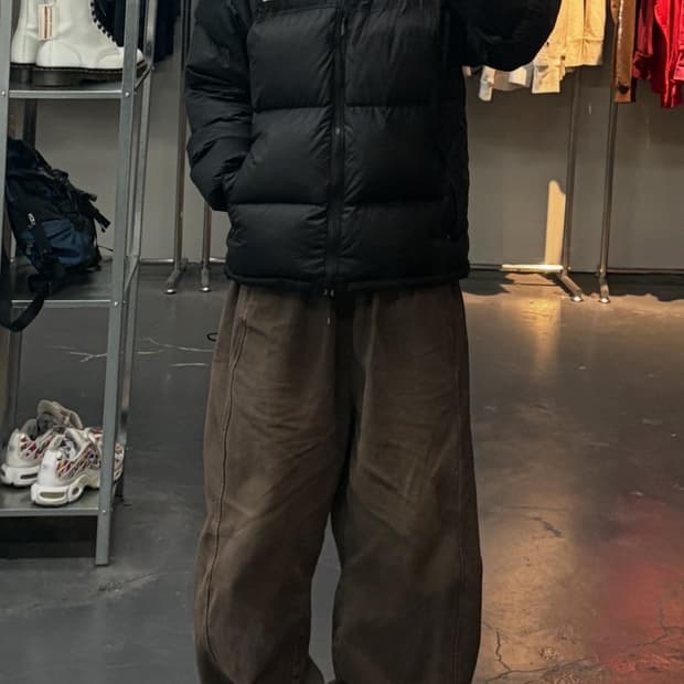 노스페이스 1996 에코 눕시 블랙 구스다운 패딩 A3316