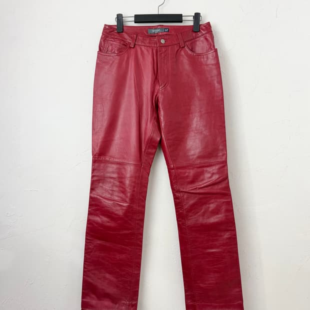 올드 갭 레더 팬츠