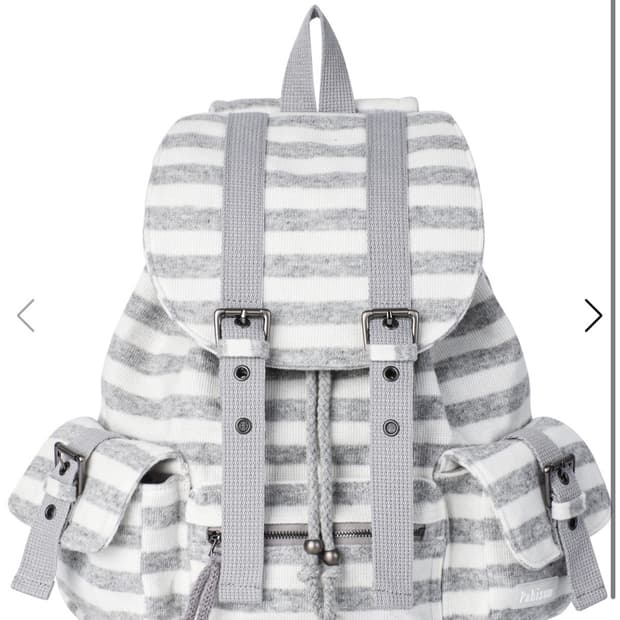 WOOL STRIPE BACKPACK_GRAY