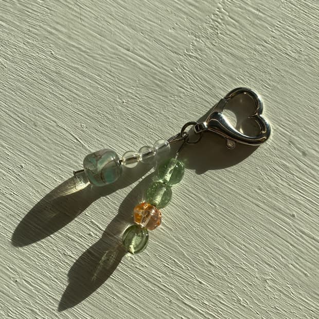 핸드메이드 비즈 키링