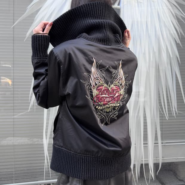 2006 할리데이비슨 트라이벌 하트 봄버 재킷