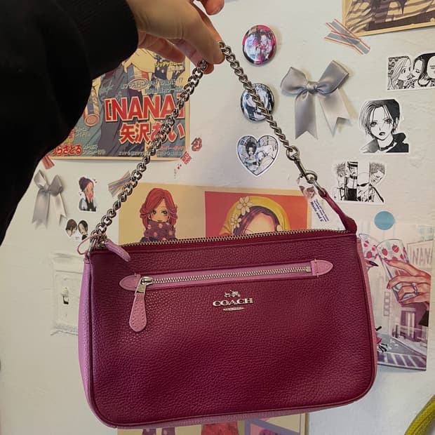 코치 딥핑크 토트백 [무배]