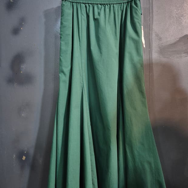 UNIQLO 마메이드 롱 스커트 L 77 88(그린)