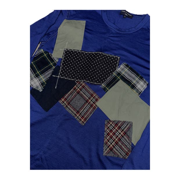 Comme des garcons patch work tee L