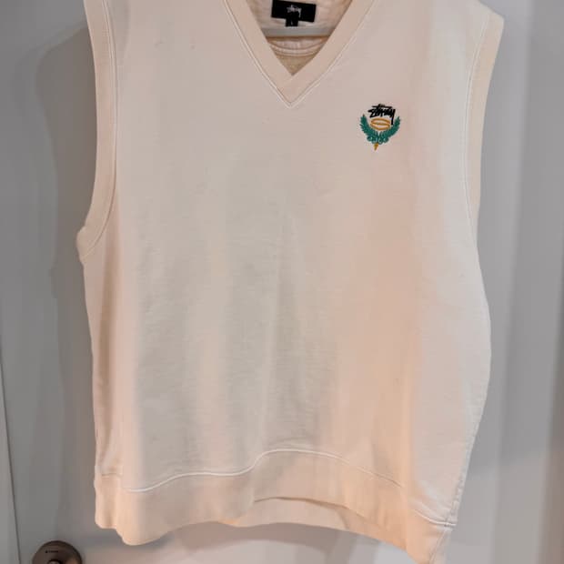 스투시 플리스 베스트 L