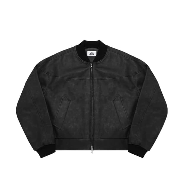 [L] MJD 에코 레더 뱅어 자켓