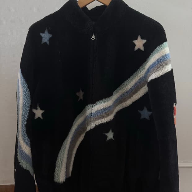 LATT BY T MOUSTAN FUR JACKET BLACK