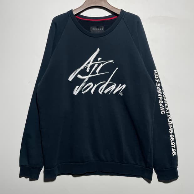 조던 에어 레터링 맨투맨