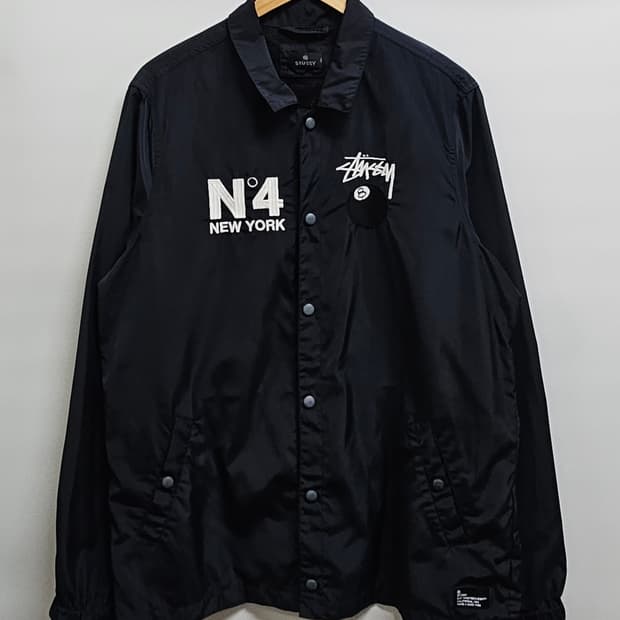 스투시 정품 No.4 뉴욕 8볼 코치자켓 L