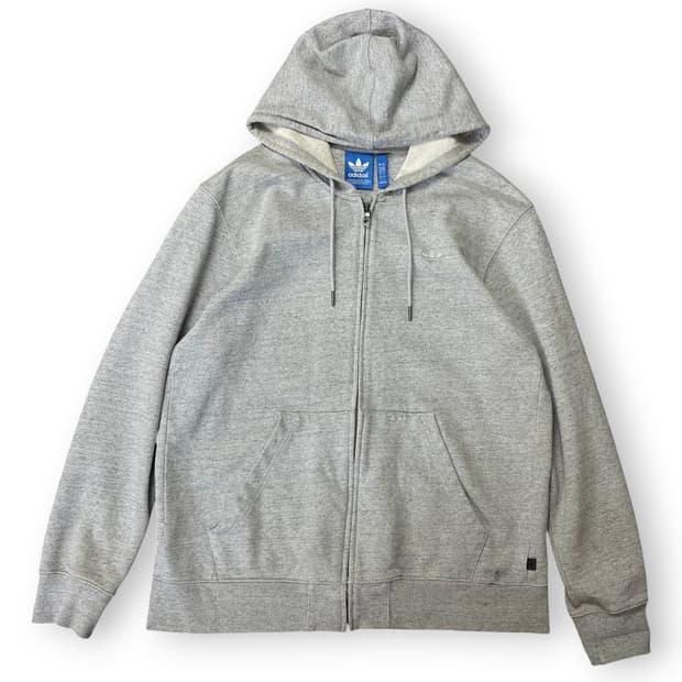 아이다스 그레이 파이어버드 후드집업 L