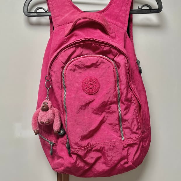 키플링 핑크 백팩