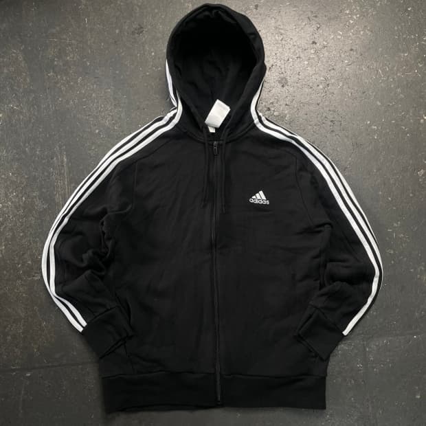 105 아디다스 삼선 후드집업 