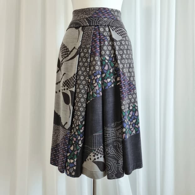 에트로 ETRO 니트 밴딩 스커트 치마 (30-31인치/표기44) 상태굿