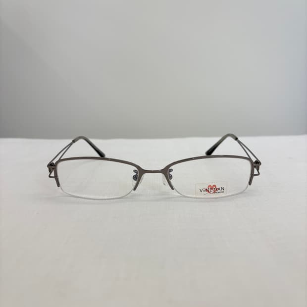 VENETIAN 실버 반무테 빈티지안경