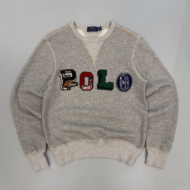 폴로 랄프로렌 루즈핏 신형 타이거 패치로고 맬란지 스웻셔츠