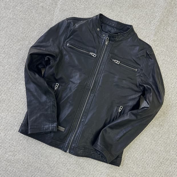 L 디젤 가죽 라이더 자켓 0401D