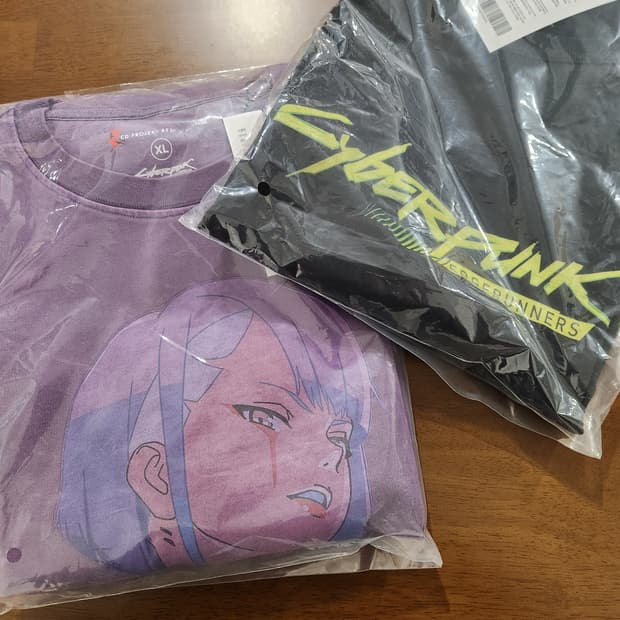 사이버펑크 엣지러너 루시 롱슬리브 xl