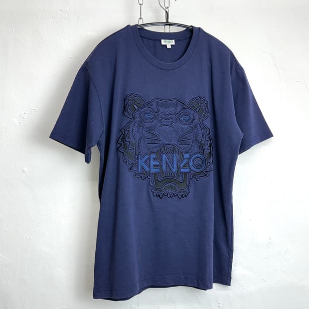 Kenzo Signature Tiger Embroidered Tee