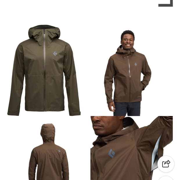 블랙다이아몬드 파인라인 스트레치 쉘(S)남성