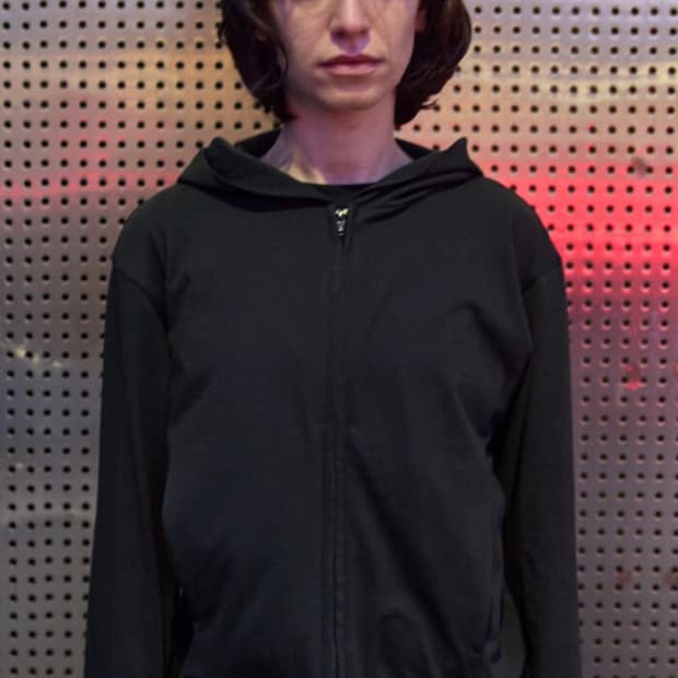 머듈 라운지 후드집업 블랙3